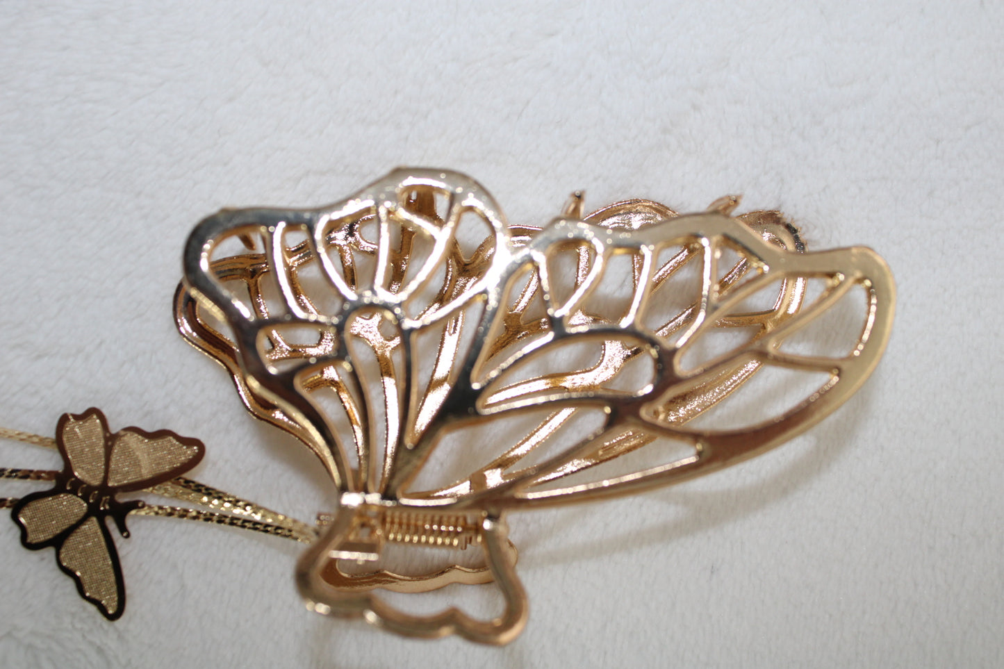 Waterfall Butterfly Hair Claw Clip