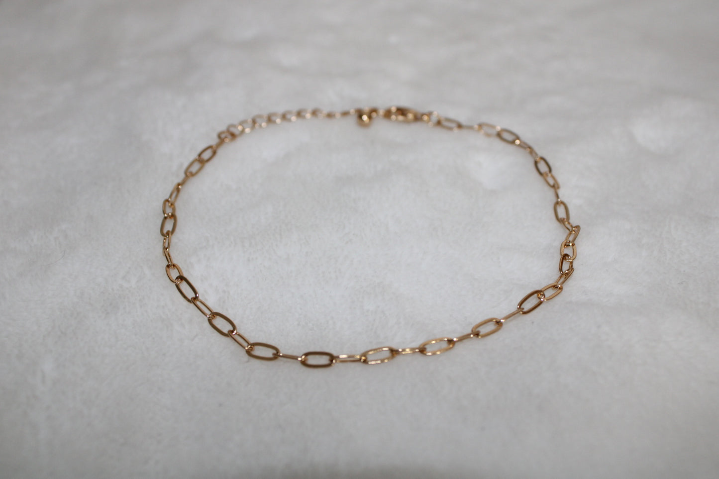 Charming Interlink Gold Chain Anklet