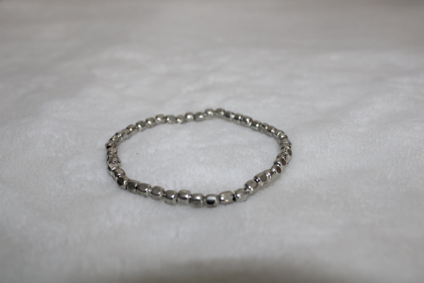 Charming Silver Beaded Bracelet