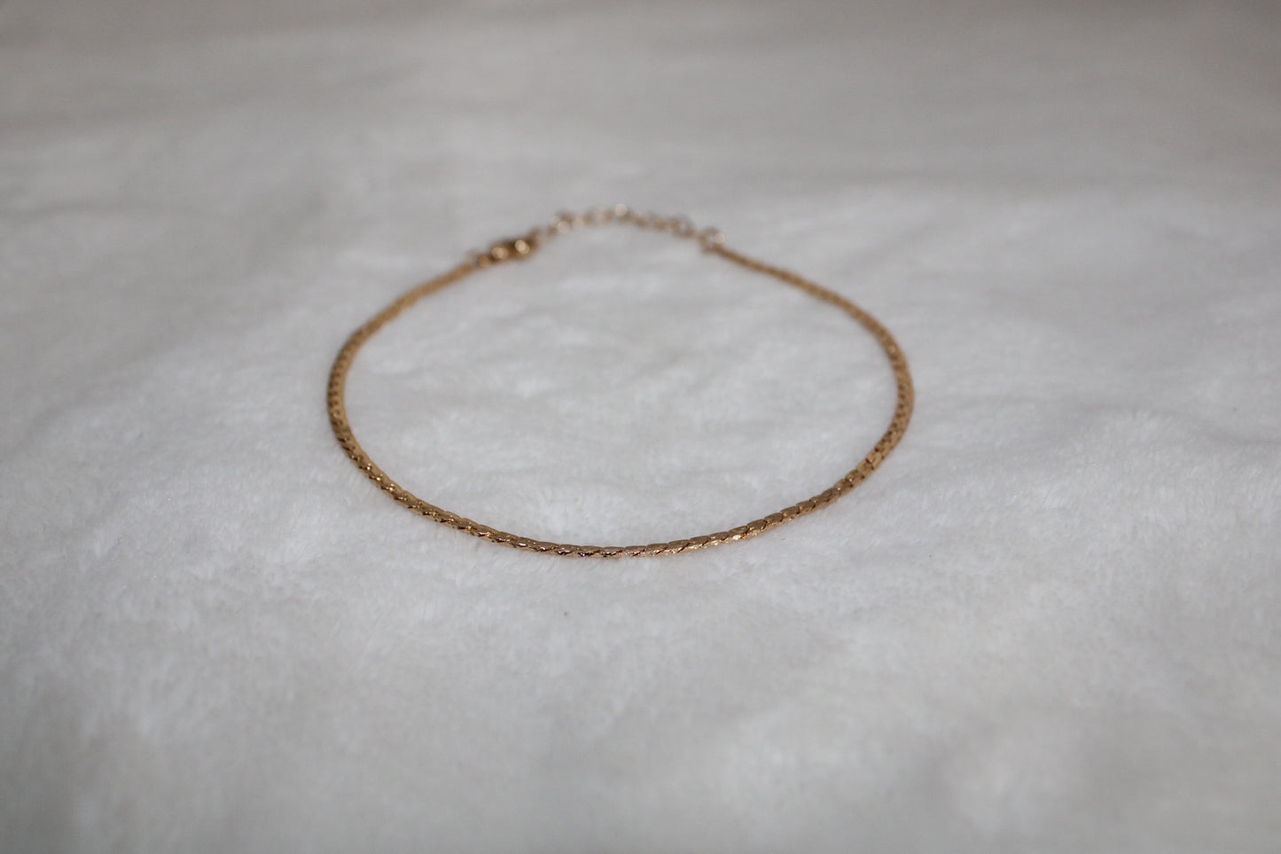 Dazzling Gold Chain Anklet