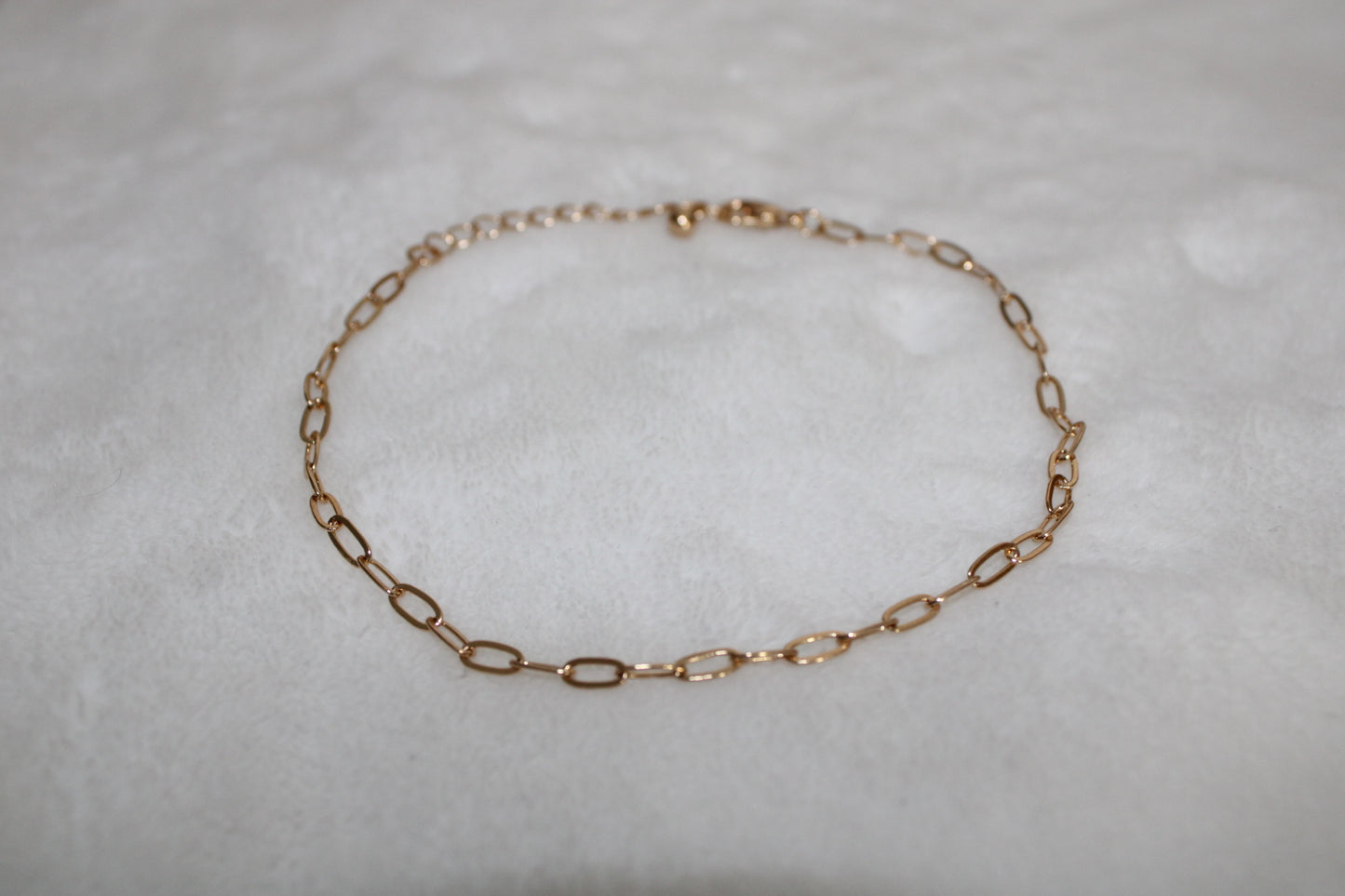 Charming Interlink Gold Chain Anklet