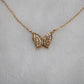 Diamond Butterfly Necklace