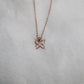 Rose Gold Hollow Butterfly Necklace